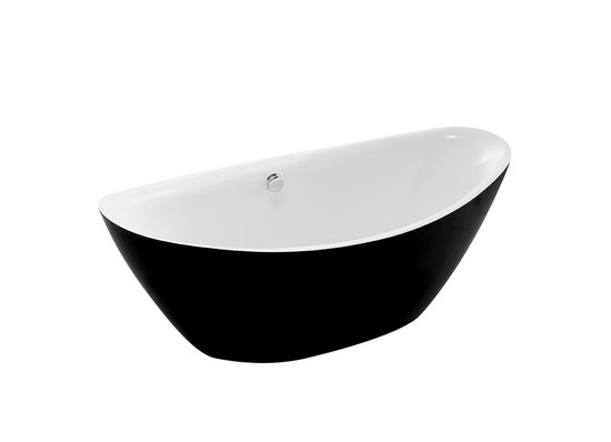 Отдельностоящая акриловая ванна Wellis Arezzo black