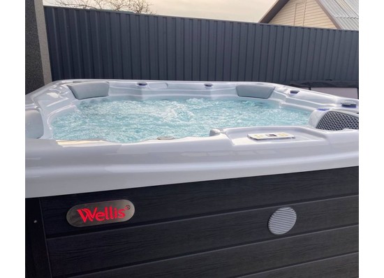 Установка гидромассажного спа-бассейна Wellis Lugano Life DeLuxe в г.Борисове