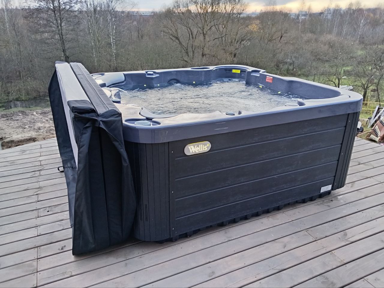 установить спа на улице